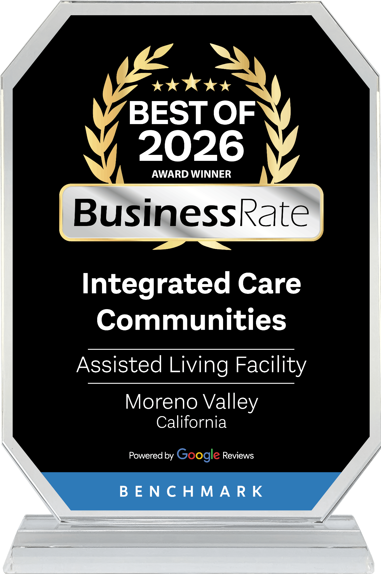 Integrated Care Communities — BusinessRate Best of 2026 Award Winner, Assisted Living Facility, Moreno Valley, California